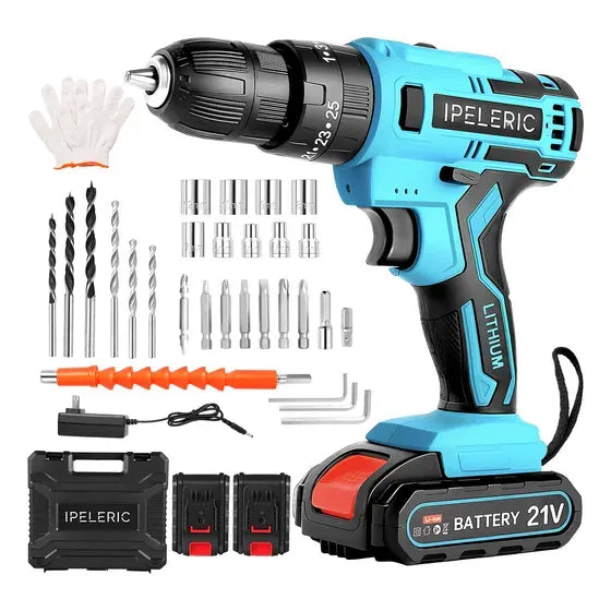 🔧 Set Profesional de Bormașină Electrică Portabilă + 🎁 CADOU EXCLUSIV DOAR ASTĂZI! 🔥